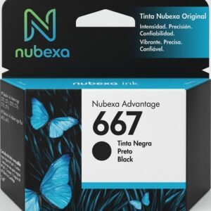 Empaque de cartucho de tinta negro compatible Nubexa Advantage 667